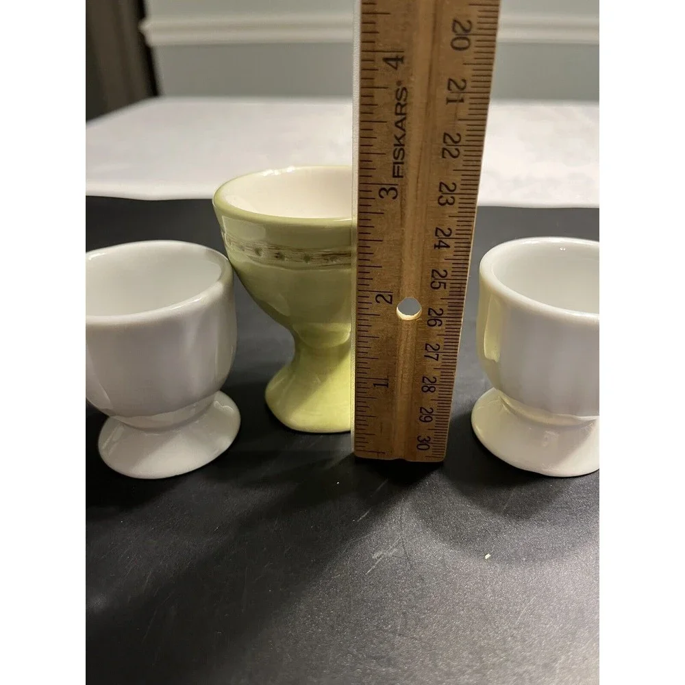 Lot of 4 Pottery Barn & Pier 1 Ceramic Egg Cups